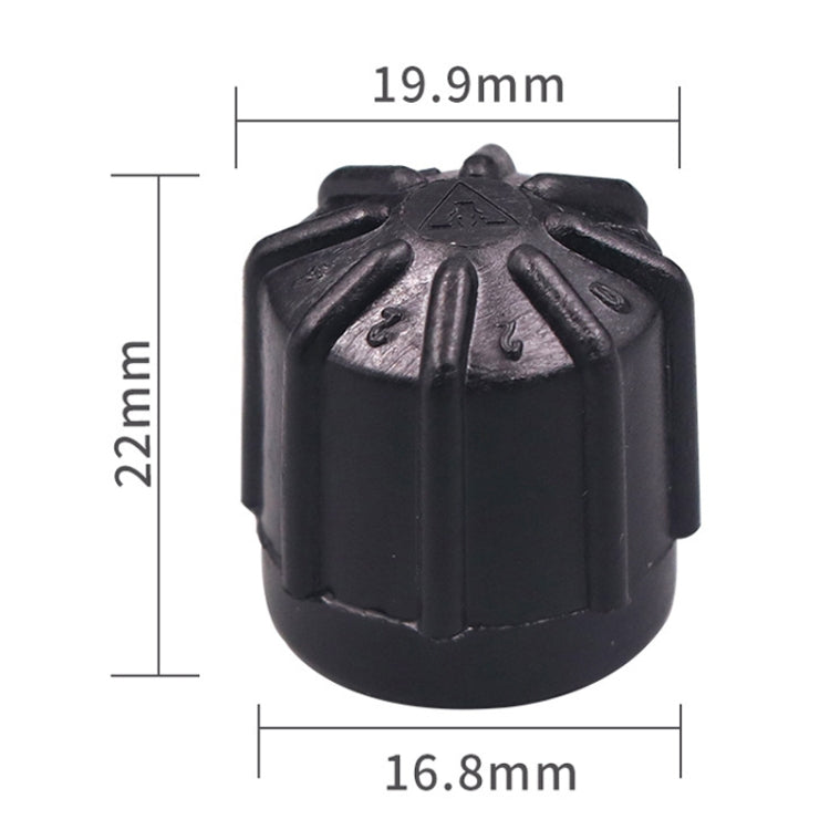 20pcs Car Air Conditioner Dustproof Plastic Valve Leakproof Cap, Large, Small