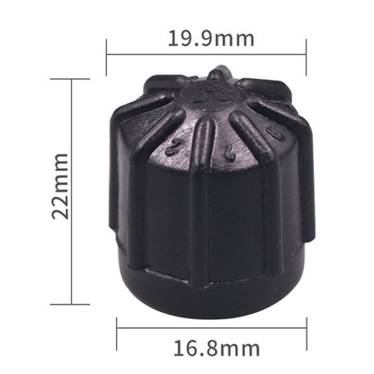 20pcs Car Air Conditioner Dustproof Plastic Valve Leakproof Cap, Large, Small
