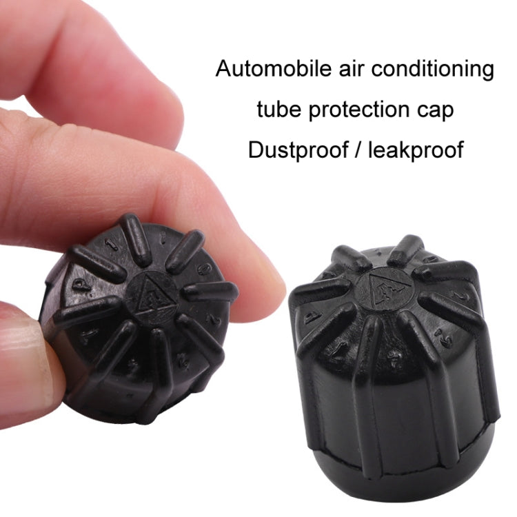 20pcs Car Air Conditioner Dustproof Plastic Valve Leakproof Cap, Large, Small