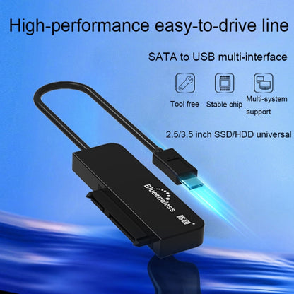 Blueendless US25 2.5/3.5 Inch HDD Adapter Cable USB3.0/Type-C To SATA Drive Cable, Spec:, USB3.0, Type-C
