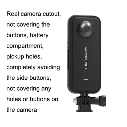 For Insta360 One X3 A516 Panoramic Sports Camera Plastic Protection Border, Protection Border