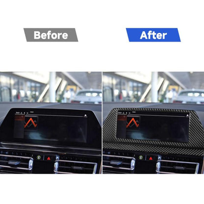 For 2019-2024 BMW 8 Series G14 Right-hand Drive 2pcs /Set Navigation Screen Frame Sticker, Right-hand Drive