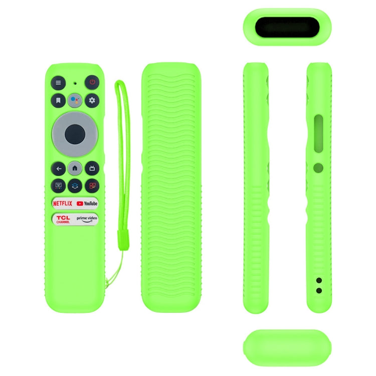 For TCL RC902N FMR1 Y47 TV Remote Control Anti-Drop Silicone Case, For TCL RC902N FMR1(Luminous Green), For TCL RC902N FMR1(Blue), For TCL RC902N FMR1(Red), For TCL RC902N FMR1(Luminous Blue)