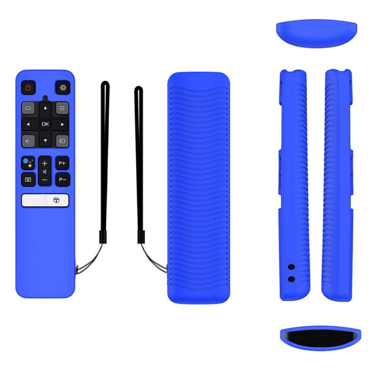 For TCL RC802V FMR1 FNR1 Y40 TV Remote Control Anti-Drop Silicone Protective Case, For TCL RC802V FMR1 FNR1(Luminous Green), For TCL RC802V FMR1 FNR1(Black), For TCL RC802V FMR1 FNR1(Blue), For TCL RC802V FMR1 FNR1(Red)