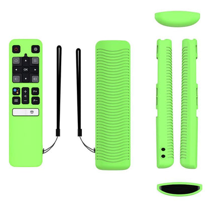 For TCL RC802V FMR1 FNR1 Y40 TV Remote Control Anti-Drop Silicone Protective Case, For TCL RC802V FMR1 FNR1(Luminous Green), For TCL RC802V FMR1 FNR1(Black), For TCL RC802V FMR1 FNR1(Blue), For TCL RC802V FMR1 FNR1(Red)