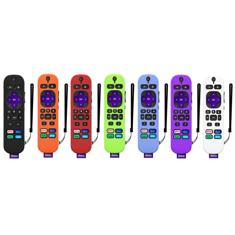 For TCL Roku Voice Remote Pro Y30 Remote Control Shockproof Silicone Protective Case, For TCL Roku Voice Remote Pro(Luminous Blue), For TCL Roku Voice Remote Pro(Luminous White), For TCL Roku Voice Remote Pro(Black), For TCL Roku Voice Remote Pro(Orang...
