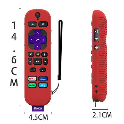 For TCL Roku Voice Remote Pro Y30 Remote Control Shockproof Silicone Protective Case, For TCL Roku Voice Remote Pro(Luminous Blue), For TCL Roku Voice Remote Pro(Luminous White), For TCL Roku Voice Remote Pro(Black), For TCL Roku Voice Remote Pro(Orang...
