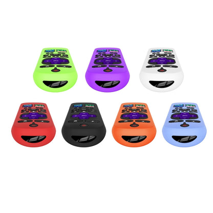 For TCL Roku Voice Remote Pro Y30 Remote Control Shockproof Silicone Protective Case, For TCL Roku Voice Remote Pro(Luminous Blue), For TCL Roku Voice Remote Pro(Luminous White), For TCL Roku Voice Remote Pro(Black), For TCL Roku Voice Remote Pro(Orang...
