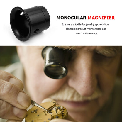 5pcs Eyepiece Magnifier Glass Lens Eyepiece Type Repair Magnifier, Times:, 5pcs 3X, 5pcs 5X, 5pcs 10X, 5pcs 15X, 5pcs 20X