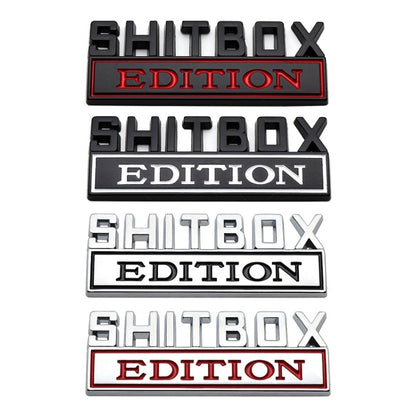 5pcs Car Body Rear Modification Badge Plate Label