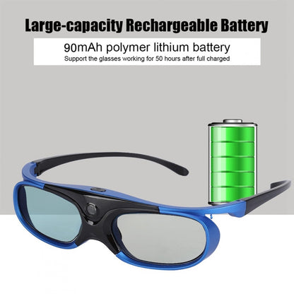 JX30-T Active Shutter 3D Glasses Support 96HZ-144HZ for DLP-LINK Projection X5/Z6/H2, JX30-T