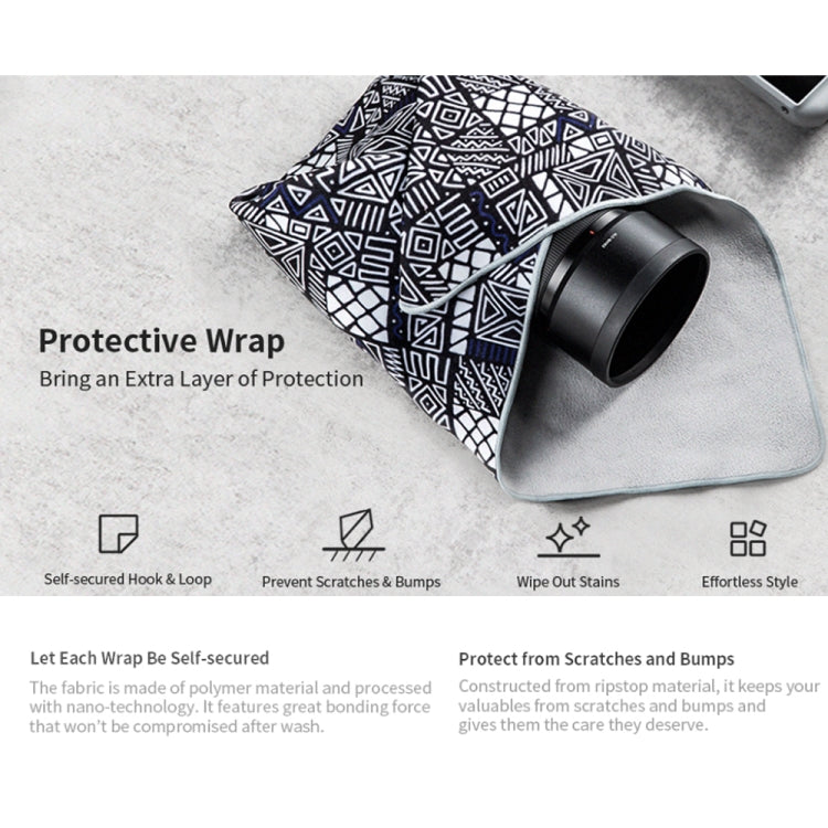 PGYTECH Folding Photography Camera Protective Wrap Cloth Cover, 45 x 45cm Artist, 45 x 45cm Geek, 45 x 45cm Art Geometry, 45 x 45cm National Style