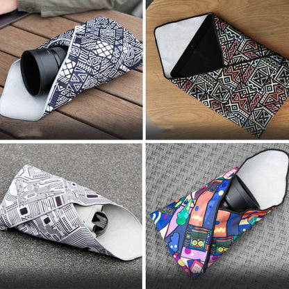 PGYTECH Folding Photography Camera Protective Wrap Cloth Cover, 45 x 45cm Artist, 45 x 45cm Geek, 45 x 45cm Art Geometry, 45 x 45cm National Style