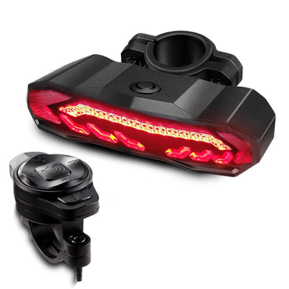 SF31 Bicycle Smart Brake Taillight USB Alerter Night Ride Ride Mountain Vehicle Turn LED Taillights, SF31 New Remote Control