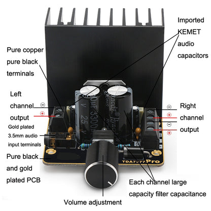 TDA7377 DIY Speaker Power Amplifier Module 12V Dual Channel Stereo 30Wx2 Car Power Amplifier Board, TDA7377