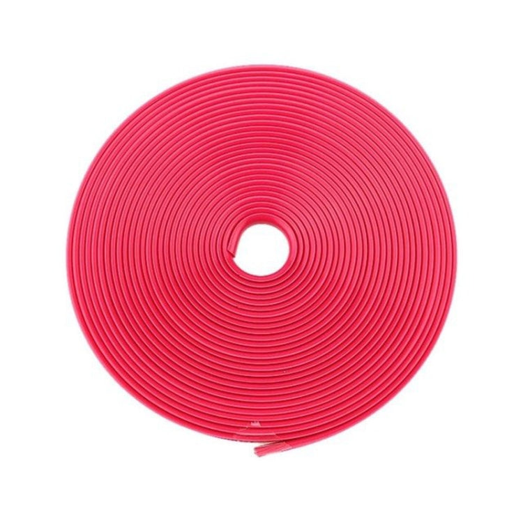 Car Wheel General TPE Protection Ring Bumper Wheel Decoration Modification Supplies, Pink, Purple, Black, Yellow, White, Orange, Gray, Red, Green, Blue