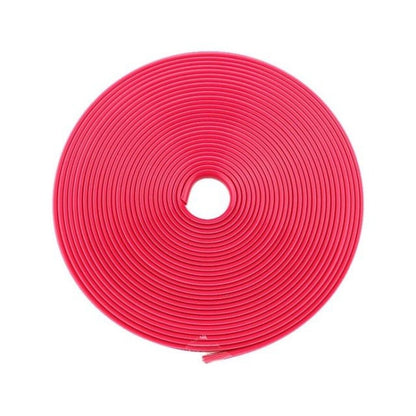 Car Wheel General TPE Protection Ring Bumper Wheel Decoration Modification Supplies, Pink, Purple, Black, Yellow, White, Orange, Gray, Red, Green, Blue