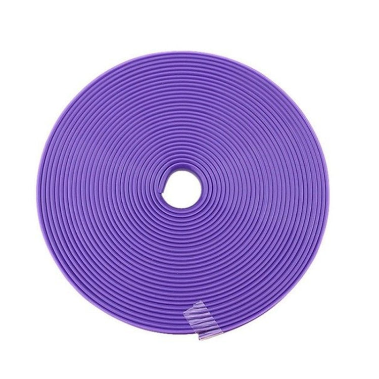 Car Wheel General TPE Protection Ring Bumper Wheel Decoration Modification Supplies, Blue, Pink, Purple, Black, Yellow, White, Orange, Gray, Red, Green
