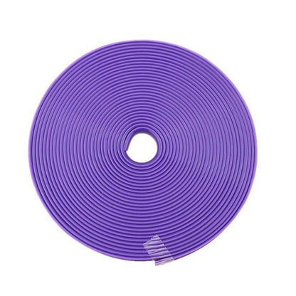 Car Wheel General TPE Protection Ring Bumper Wheel Decoration Modification Supplies, Blue, Pink, Purple, Black, Yellow, White, Orange, Gray, Red, Green