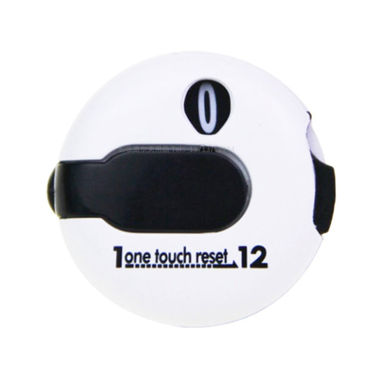 JFQ01 Golf Hat Clip Scorer Pole Marker Glove Clip Pole Gauge Golf Scorer, 12 Strokes Pink, 12 Strokes White Black, 12 Strokes White, 12 Strokes Black