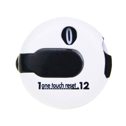 JFQ01 Golf Hat Clip Scorer Pole Marker Glove Clip Pole Gauge Golf Scorer, 12 Strokes Pink, 12 Strokes White Black, 12 Strokes White, 12 Strokes Black