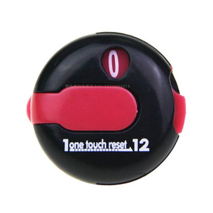 JFQ01 Golf Hat Clip Scorer Pole Marker Glove Clip Pole Gauge Golf Scorer, 12 Strokes Pink, 12 Strokes White Black, 12 Strokes White, 12 Strokes Black