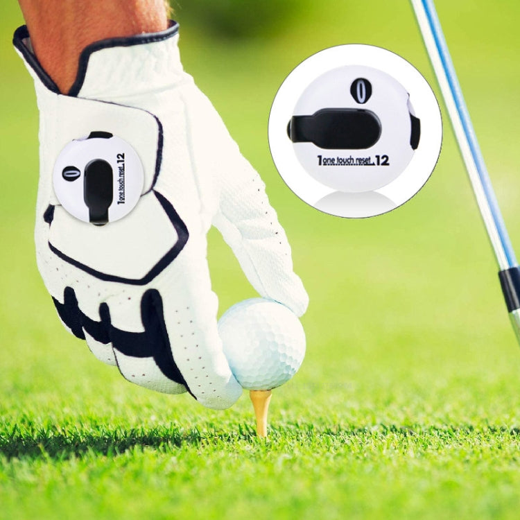 JFQ01 Golf Hat Clip Scorer Pole Marker Glove Clip Pole Gauge Golf Scorer, 12 Strokes Pink, 12 Strokes White Black, 12 Strokes White, 12 Strokes Black