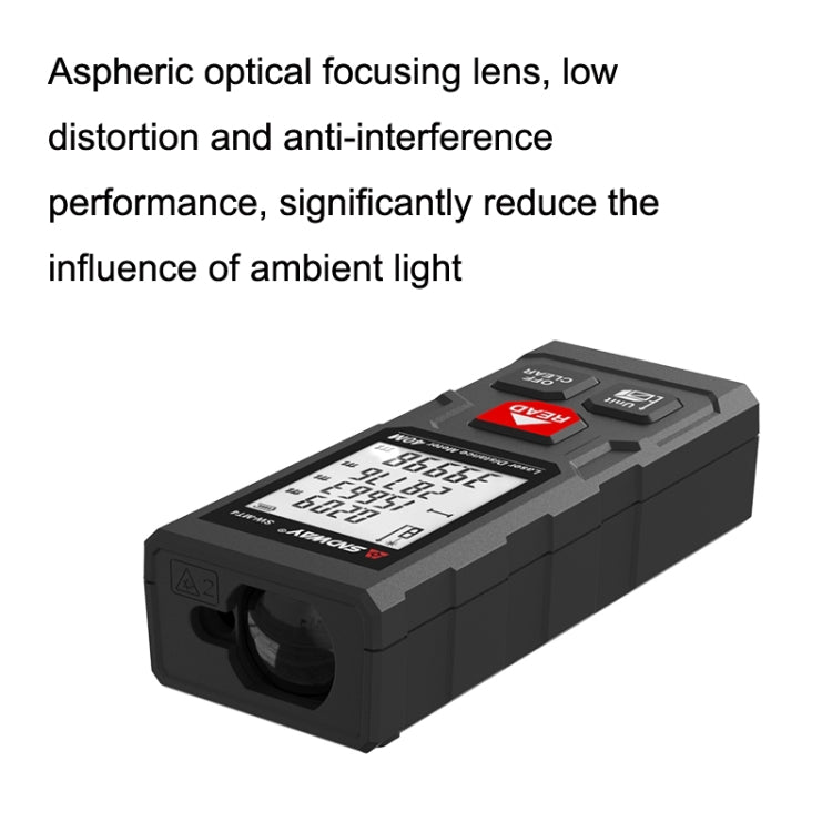 Infrared Rangefinder High Precision Electronic Ruler Laser Rangefinder, 40m
