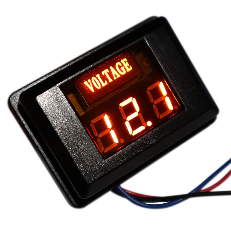DES-2 Car Battery Voltage Meter DC LED Digital Display 12V Motorcycle RV Yacht Voltage Meter Detector, DES-2 Voltage Meter Orange, DES-2 Voltage Meter White, DES-2 Voltage Meter Green, DES-2 Voltage Meter Red, DES-2 Voltage Meter Blue