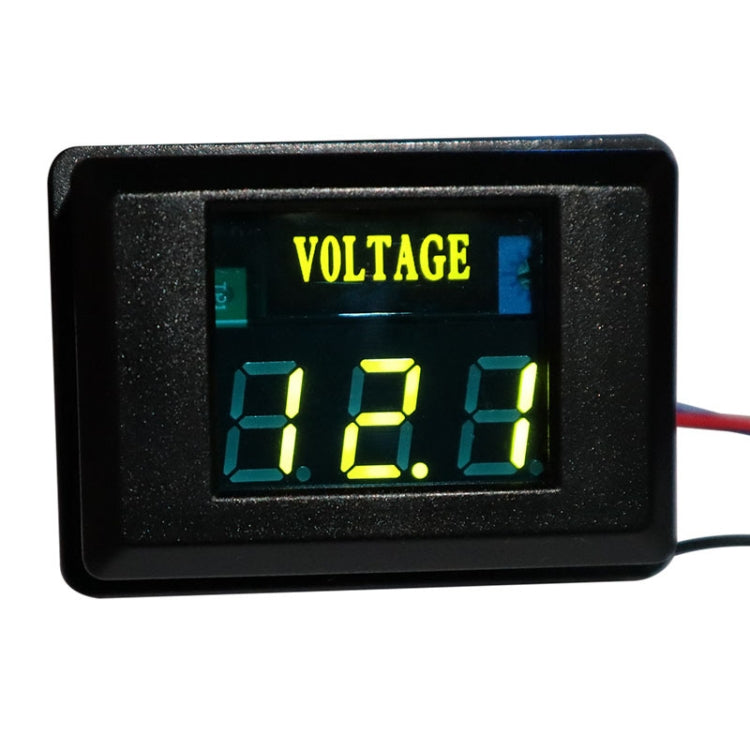 DES-2 Car Battery Voltage Meter DC LED Digital Display 12V Motorcycle RV Yacht Voltage Meter Detector, DES-2 Voltage Meter Orange, DES-2 Voltage Meter White, DES-2 Voltage Meter Green, DES-2 Voltage Meter Red, DES-2 Voltage Meter Blue