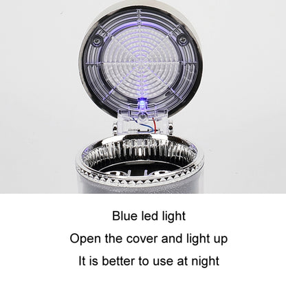 Car Air Conditioner Outlet Ashtray With LED Light, With LED Light