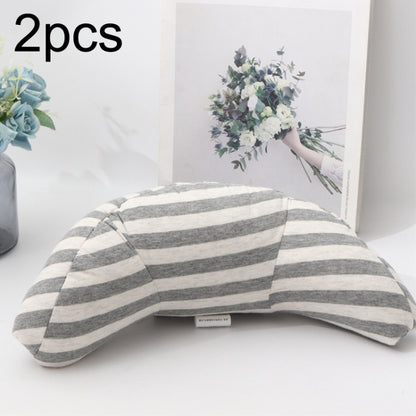 2pcs Children Neck Headrest Comfortable Shoulder Cover Car Neck Guard Pillow, 2pcs (Pink Stripe), 2pcs (Green Stripe), 2pcs (Blue Gray Strip), 2pcs (Gray Strip), 2pcs (Green Strip), 2pcs (Coffee Strip), 2pcs (Gray Stripe), 2pcs (Brown Stripe)
