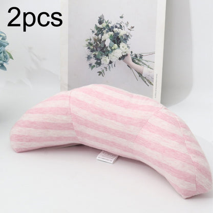 2pcs Children Neck Headrest Comfortable Shoulder Cover Car Neck Guard Pillow, 2pcs (Pink Stripe), 2pcs (Green Stripe), 2pcs (Blue Gray Strip), 2pcs (Gray Strip), 2pcs (Green Strip), 2pcs (Coffee Strip), 2pcs (Gray Stripe), 2pcs (Brown Stripe)