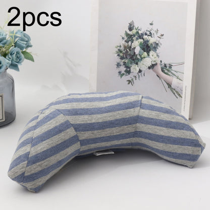 2pcs Children Neck Headrest Comfortable Shoulder Cover Car Neck Guard Pillow, 2pcs (Pink Stripe), 2pcs (Green Stripe), 2pcs (Blue Gray Strip), 2pcs (Gray Strip), 2pcs (Green Strip), 2pcs (Coffee Strip), 2pcs (Gray Stripe), 2pcs (Brown Stripe)