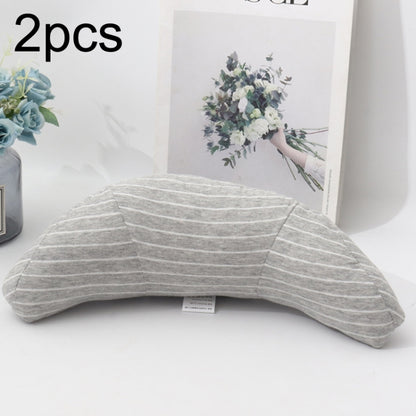 2pcs Children Neck Headrest Comfortable Shoulder Cover Car Neck Guard Pillow, 2pcs (Pink Stripe), 2pcs (Green Stripe), 2pcs (Blue Gray Strip), 2pcs (Gray Strip), 2pcs (Green Strip), 2pcs (Coffee Strip), 2pcs (Gray Stripe), 2pcs (Brown Stripe)