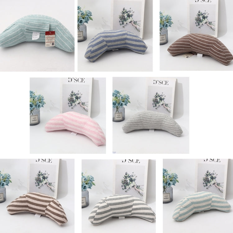 2pcs Children Neck Headrest Comfortable Shoulder Cover Car Neck Guard Pillow, 2pcs (Pink Stripe), 2pcs (Green Stripe), 2pcs (Blue Gray Strip), 2pcs (Gray Strip), 2pcs (Green Strip), 2pcs (Coffee Strip), 2pcs (Gray Stripe), 2pcs (Brown Stripe)