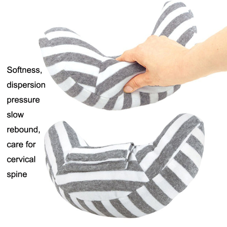 2pcs Children Neck Headrest Comfortable Shoulder Cover Car Neck Guard Pillow, 2pcs (Pink Stripe), 2pcs (Green Stripe), 2pcs (Blue Gray Strip), 2pcs (Gray Strip), 2pcs (Green Strip), 2pcs (Coffee Strip), 2pcs (Gray Stripe), 2pcs (Brown Stripe)