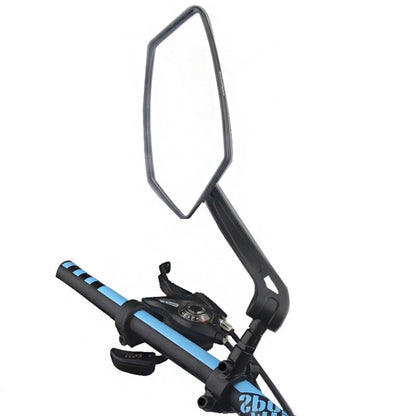 Mountain Bike High Definition Flat Reflective Rearview Mirror, Specification:, Single Left, Single Right, 1 Pair