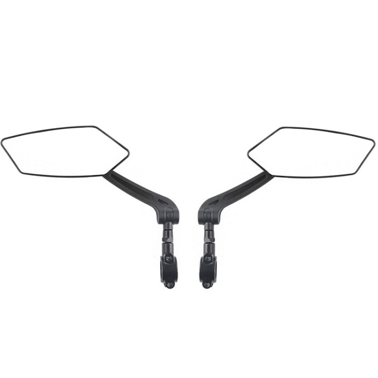 Mountain Bike High Definition Flat Reflective Rearview Mirror, Specification:, Single Left, Single Right, 1 Pair