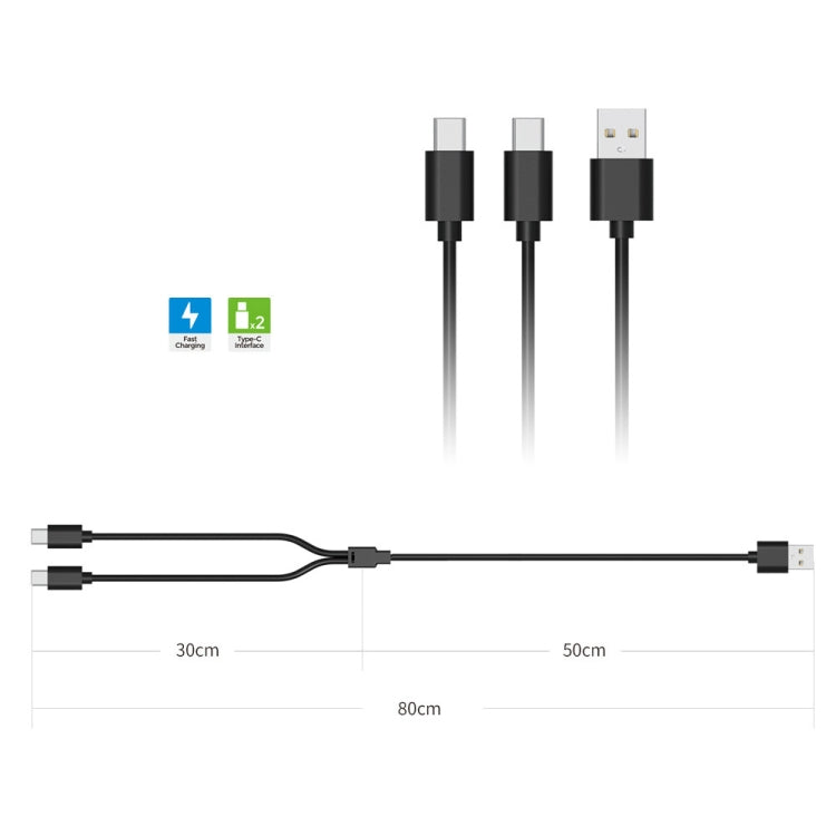 For PS5 VR2/Switch/PS5 Game Controller DOBE Type-C/USB-C Charging Cable, No Magnetic