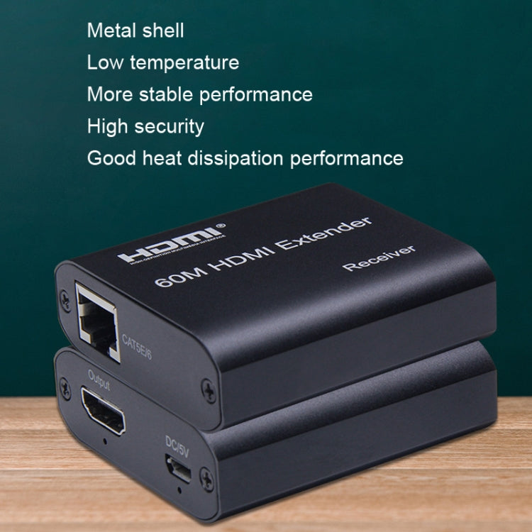 BW-HE60U HDMI Extender 60m RJ45 To HDMI Network Cable Transmission, BW-HE60U