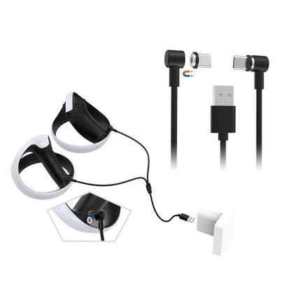 For PS5 VR2/Switch/PS5 Game Controller DOBE Magnetic Type-C/USB-C Charging Cable, Magnetic