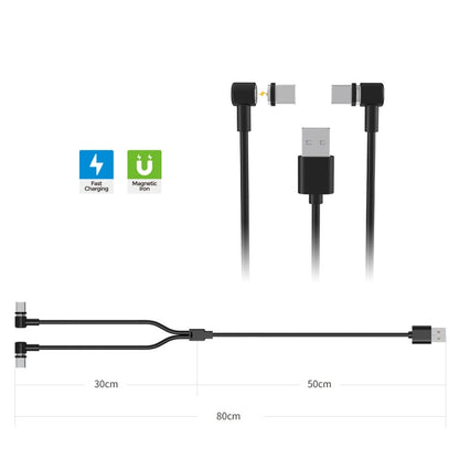 For PS5 VR2/Switch/PS5 Game Controller DOBE Magnetic Type-C/USB-C Charging Cable, Magnetic