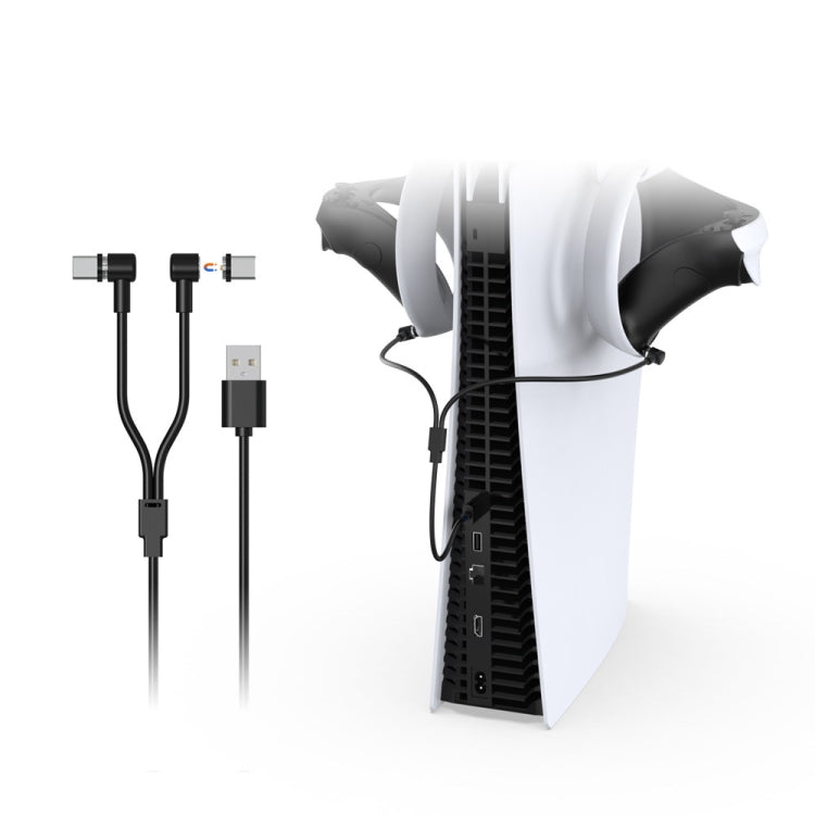 For PS5 VR2/Switch/PS5 Game Controller DOBE Magnetic Type-C/USB-C Charging Cable, Magnetic