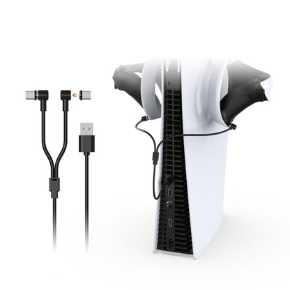 For PS5 VR2/Switch/PS5 Game Controller DOBE Magnetic Type-C/USB-C Charging Cable, Magnetic