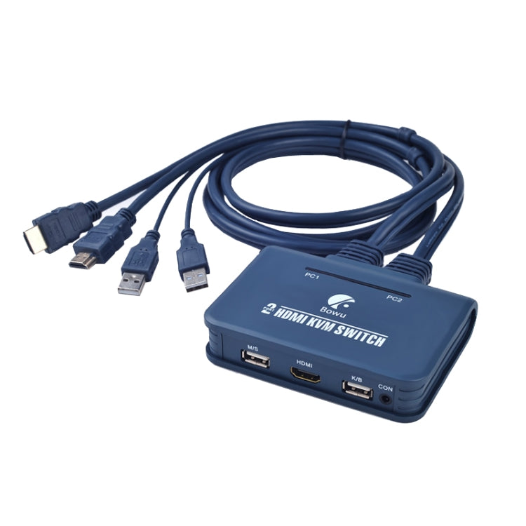 BW-21UHB 2 Port 2 In 1 Out HDMI KVM Switch, BW-21UHB