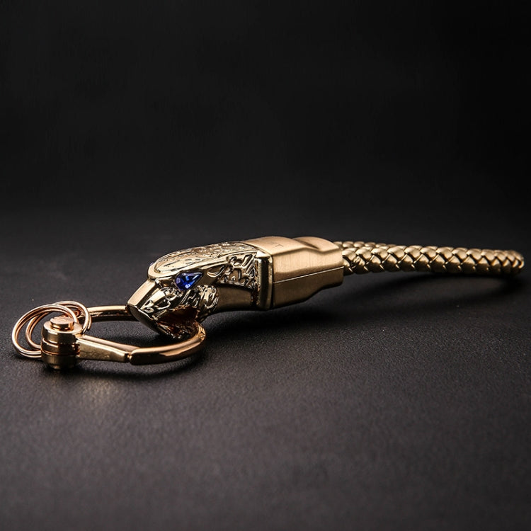 HONEST Diamond Encrusted Car Keychain Leather Cord Leopard Metal Keychain Pendant, Leather Rope Basic Black, Leather Rope Basic White, Leather Rope Basic Gold, Leather Rope Upgrade Black, Leather Rope Upgrade White, Leather Rope Upgrade Gold