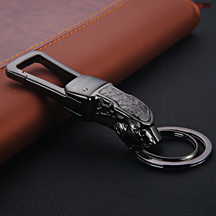 HONEST Metal Car Keychain Leopard Head Key Chain Pendant, Full Metal Basic Golden, Full Metal Basic Black Nickel, Full Metal Basic Bright Silver, Full Metal Upgrade Black, Full Metal Upgrade Gold, Full Metal Upgrade White