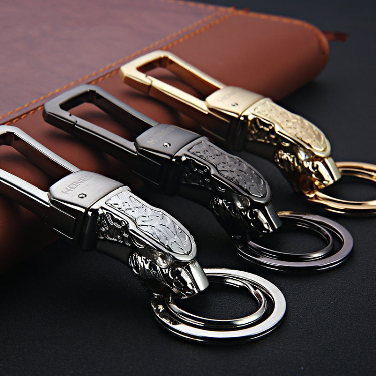 HONEST Metal Car Keychain Leopard Head Key Chain Pendant, Full Metal Basic Golden, Full Metal Basic Black Nickel, Full Metal Basic Bright Silver, Full Metal Upgrade Black, Full Metal Upgrade Gold, Full Metal Upgrade White