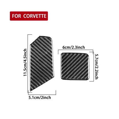 For Chevrolet Corvette C8 2pcs /Set Trailer Hook Sticker